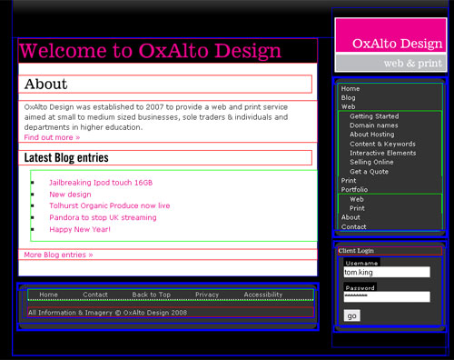 screenshot for Web developer toolbar